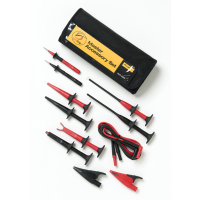 Rinkinys antgalių testeriui 4mm raudonas ir juodas 10A 600V CAT IV TLK-225-1 SureGrip Master - FLUKE