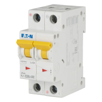 Automatas 2P 25A C 10kA PL7-C25/2-DC - EATON