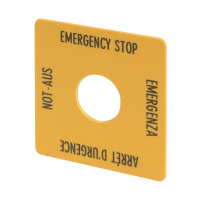 Lentelė "Emergency Stop" M22-XYK1 - EATON