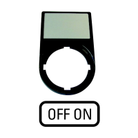 Plokštė su užrašu OFF ON M22S-ST-GB10 - EATON