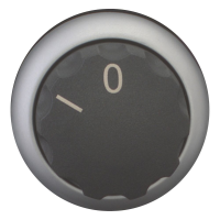 Galvutė perjungikliui 2 padėčių apvalia rankena be fiksacijos M22-W - EATON