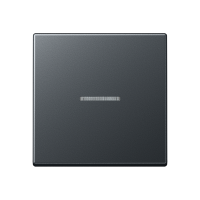 Klavišas viengubas su LED apšvietimu antracito matinės spalvos A - JUNG