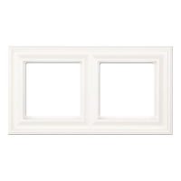 Rėmelis dvigubas baltas DECO retro style - JUNG