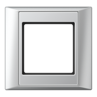 Rėmelis viengubas aliuminio spalvos A - JUNG