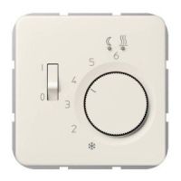 Dangtelis temperatūros reguliatoriui dramblio kaulo spalvos CD - JUNG