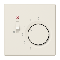 Dangtelis temperatūros reguliatoriui dramblio kaulo spalvos LS - JUNG