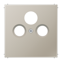 Dangtelis TV/SAT lizdui plieninis LS - JUNG