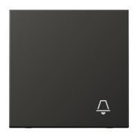 Klavišas viengubam jungikliui su simboliu aliumininis antracito spalvos LS - JUNG