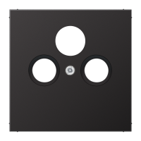 Dangtelis TV/SAT lizdui aliumininis dark spalvos LS - JUNG