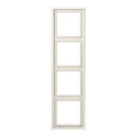 Rėmelis keturgubas dramblio kaulo spalvos LS - JUNG