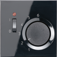 Dangtelis temperatūros reguliatoriui juodas LS - JUNG