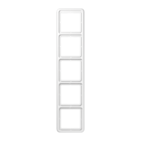 Rėmelis penkiagubas baltas CD - JUNG