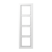 Rėmelis keturgubas baltas LS DESIGN - JUNG