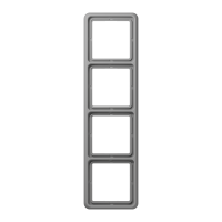 Rėmelis keturgubas pilkas CD - JUNG