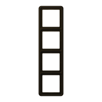 Rėmelis keturgubas rudas CD - JUNG