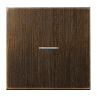 Klavišas viengubas jungikliui su apšvietimu sendinto žalvario spalvos LS - JUNG