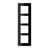 Rėmelis keturgubas juodas LS DESIGN - JUNG