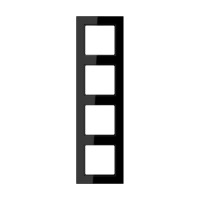 Rėmelis keturgubas juodas A CREATION - JUNG