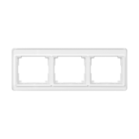Rėmelis trigubas horizontalus montažui baltas SL - JUNG