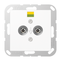 Lizdas p/t potencialo išlyginimo baltas A - JUNG