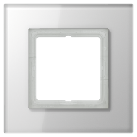 Rėmelis viengubas baltas stiklinis LS - JUNG