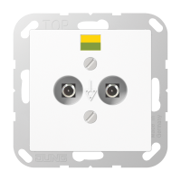 Lizdas p/t potencialo išlyginimo baltas antibakterinis AS 500 - JUNG