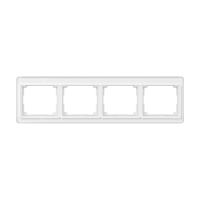 Rėmelis keturgubas horizontalus montažui baltas SL - JUNG