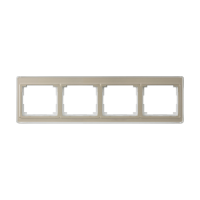 Rėmelis keturgubas horizontalus montažui bronzinis SL - JUNG