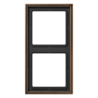 Rėmelis dvigubas sendinto žalvario spalvos LS - JUNG