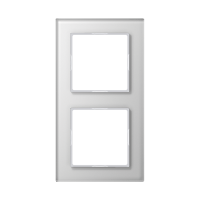 Rėmelis dvigubas stiklinis baltas A CREATION - JUNG