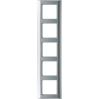 Rėmelis penkiagubas aliuminio spalvos A - JUNG