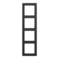 Rėmelis keturgubas aliumininis antracito spalvos LS - JUNG