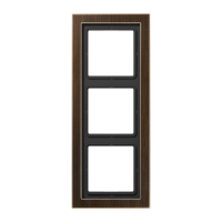 Rėmelis trigubas sendinto žalvario spalvos LS - JUNG