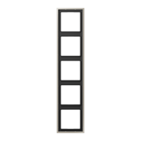 Rėmelis penkiagubas plieninis LS - JUNG