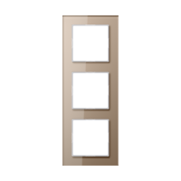 Rėmelis trigubas stiklinis šampano spalvos A CREATION - JUNG