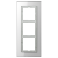 Rėmelis trigubas stiklinis baltas LS - JUNG