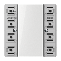 Mygtukas F50 2 kanalų KNX RF universalus baltos spalvos - JUNG