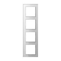 Rėmelis keturgubas stiklinis baltas A CREATION - JUNG