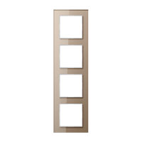 Rėmelis keturgubas stiklinis šampano spalvos A CREATION - JUNG