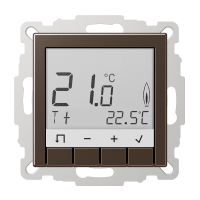 Reguliatorius temperatūros patalpos p/t su ekranu Moka A - JUNG