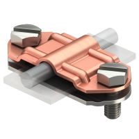 Jungtis vielai 8-10mm su juosta 30/40mm išardoma nerūdijančio plieno - varinė 233 A ZV - OBO BETTERMANN