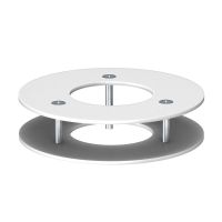 Panelė lubinė kolonėlei 100x100x25 baltos spalvos DAB-F RW - OBO BETTERMANN