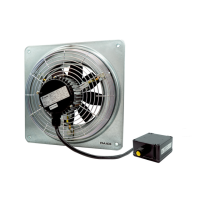 Ventiliatorius sieninis 6400m3/val. 82dB 400V 330W DZQ 45/4 B EX e IP64 - MAICO