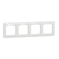 Rėmelis keturgubas IP20 baltas SEDNA DESIGN - SCHNEIDER ELECTRIC