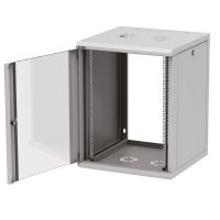 Spinta sieninė 600x450x546 19" 10U pilka, nuimami šonai, stiklinės durys Z-CUBE 450 - ZPAS