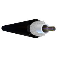 Kabelis optinis 12 skaidulų CTC 1.6kN LSZH SM 9/125 G.657.A1 universalus juodas Eca klasė [matuojamas] - TKF