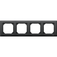 Rėmelis keturgubas antracito spalvos M-plan MERTEN - SCHNEIDER ELECTRIC
