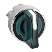 Galvutė perjungikliui 3 padėčių 22mm žalia skaidri be fiksacijos su LED pašvietimu IP66 ZB4 Harmony - SCHNEIDER ELECTRIC