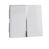 Klavišas dvigubas jungikliui baltas blizgus, antibakterinis, MERTEN - SCHNEIDER ELECTRIC