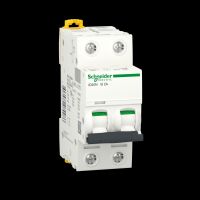 Automatas 2P 2A B 6kA IC60N Acti9 - SCHNEIDER ELECTRIC